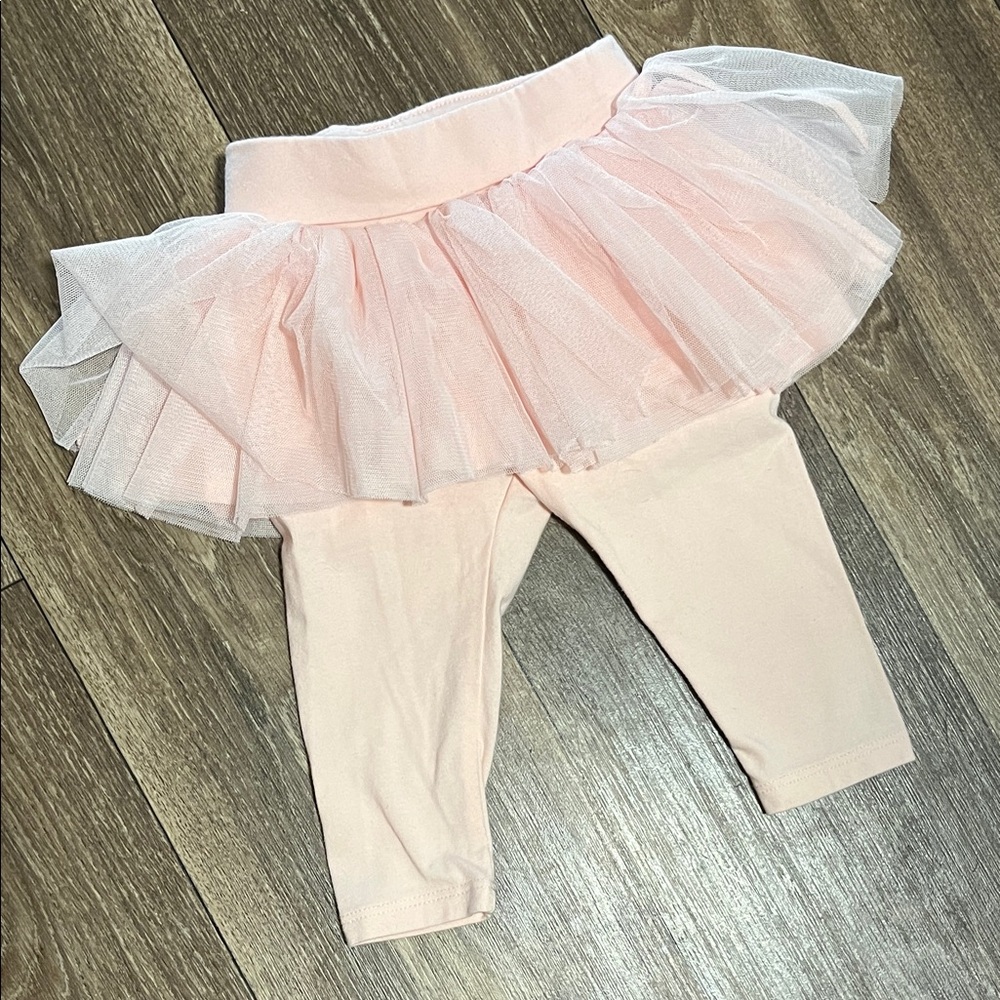 GAP Pink Tulle Skirt Leggings for Kids